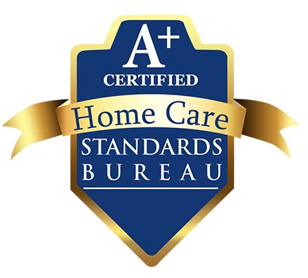 AT certifi8ed HomeCare standards Bureau badge