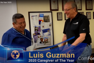 ‘I try to make life easier’: Palm Beach Gardens Caregiver Earns National Recognition Amid Pandemic (The Palm Beach Post)