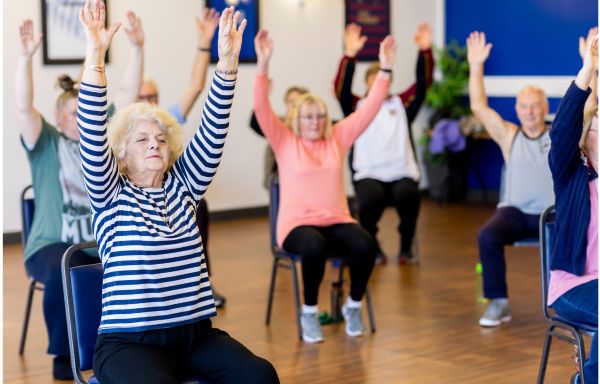 seniors exercising