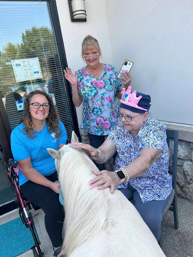 Equine Therapy for Seniors: Bringing Joy and Comfort Through Horses - Franklin, IN | ComForCare - equinesouthindy3