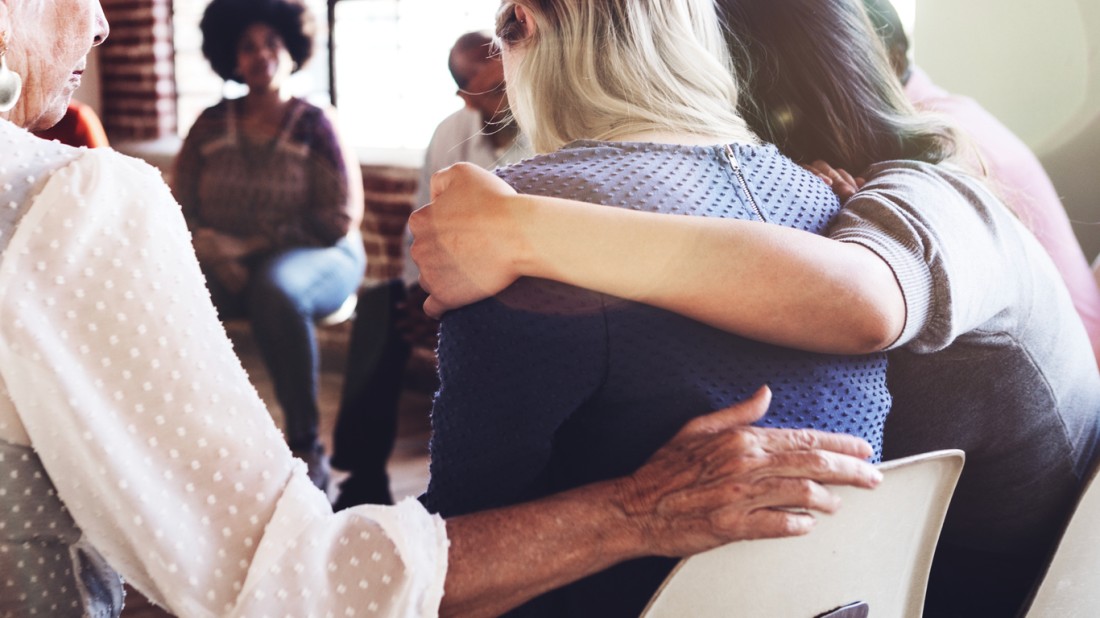 A dementia caregiver support group