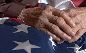 Photo of older patient's hands