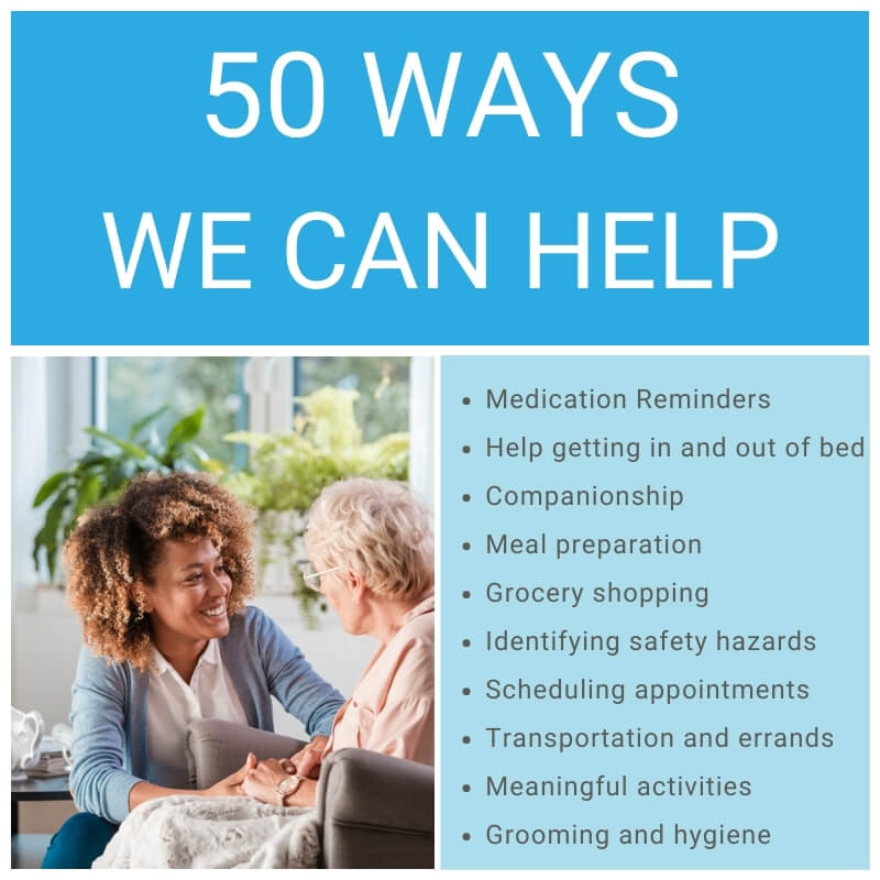 50 ways to help seniors living at home