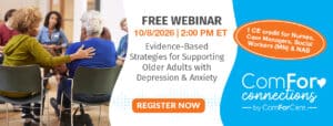 Register Today: Evidence-Based Strategies for Supporting Older Adults with Depression and Anxiety