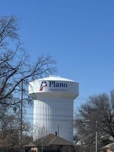 Plano, Texas water tower