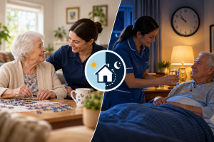 Live-In Care vs. 24-Hour Home Care: What’s the Difference?